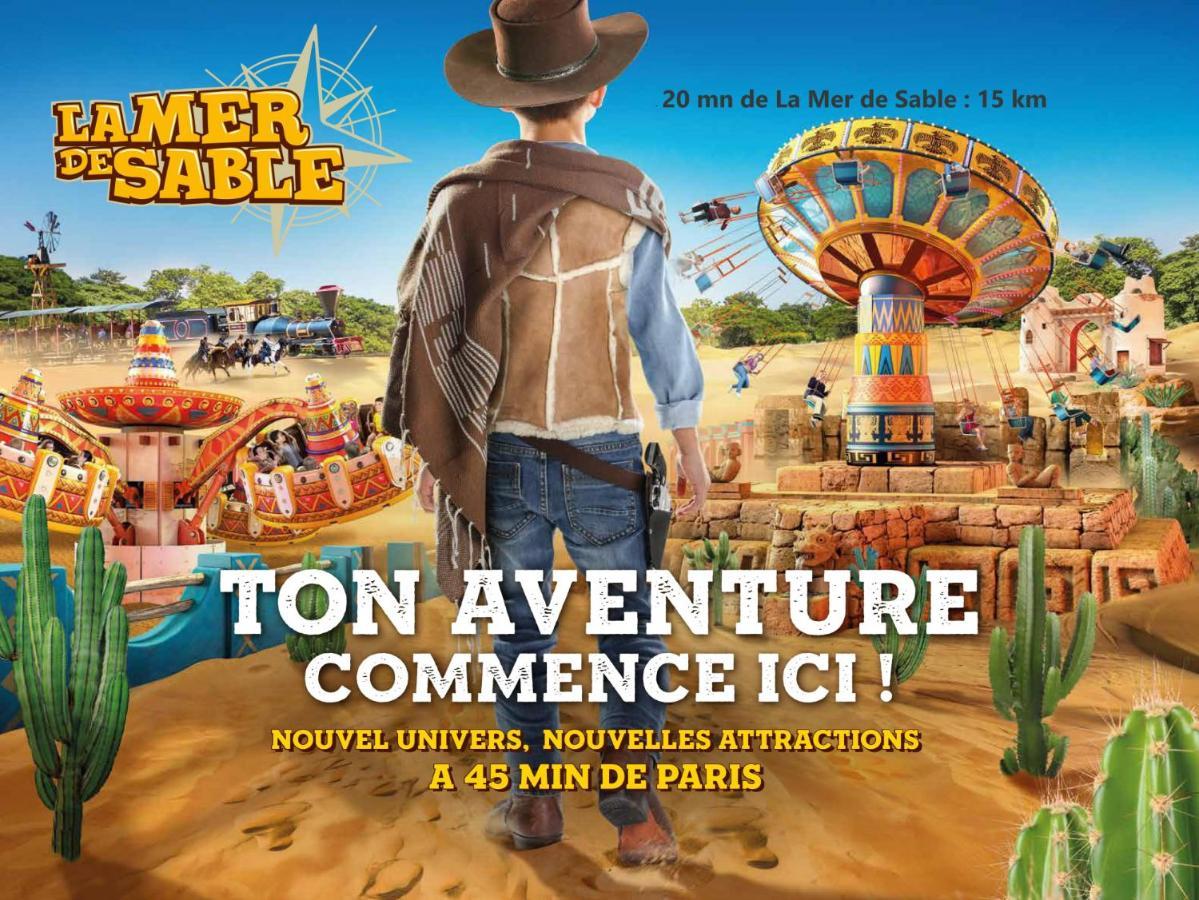 Studio Bleu - Parc Asterix - Mer De Sable - Villepinte - Aeroport Cdg Vemars Buitenkant foto